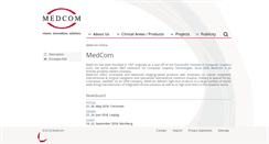 Desktop Screenshot of medcom-online.de