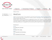 Tablet Screenshot of medcom-online.de